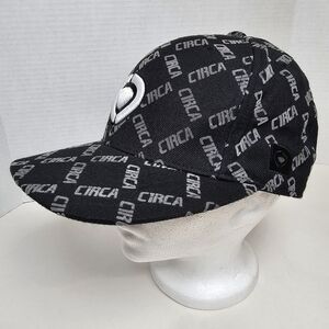 Circa Black and Gray Fitted Hat Size 7